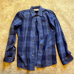 Goodthreads casual shirt. Blue check, medium slim fit.